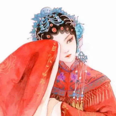 留言读者头像，戴眼镜的档案抄写员插画
